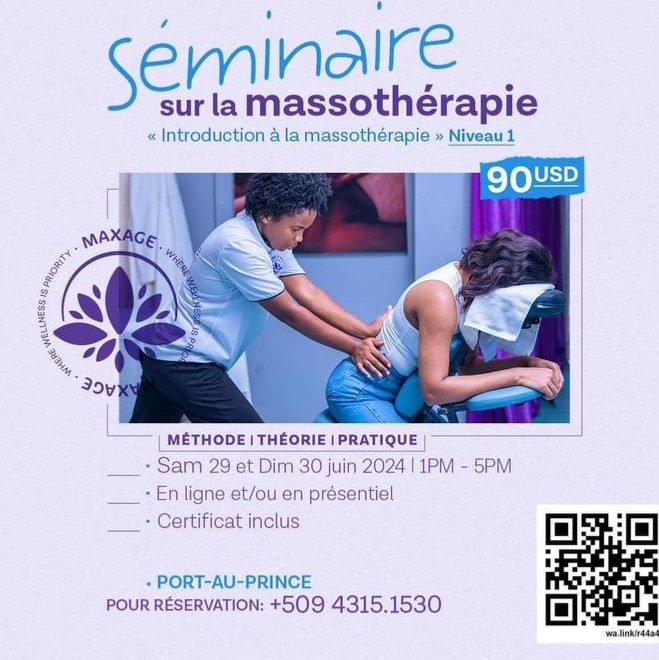 Introduction to massage therapy — Level 1