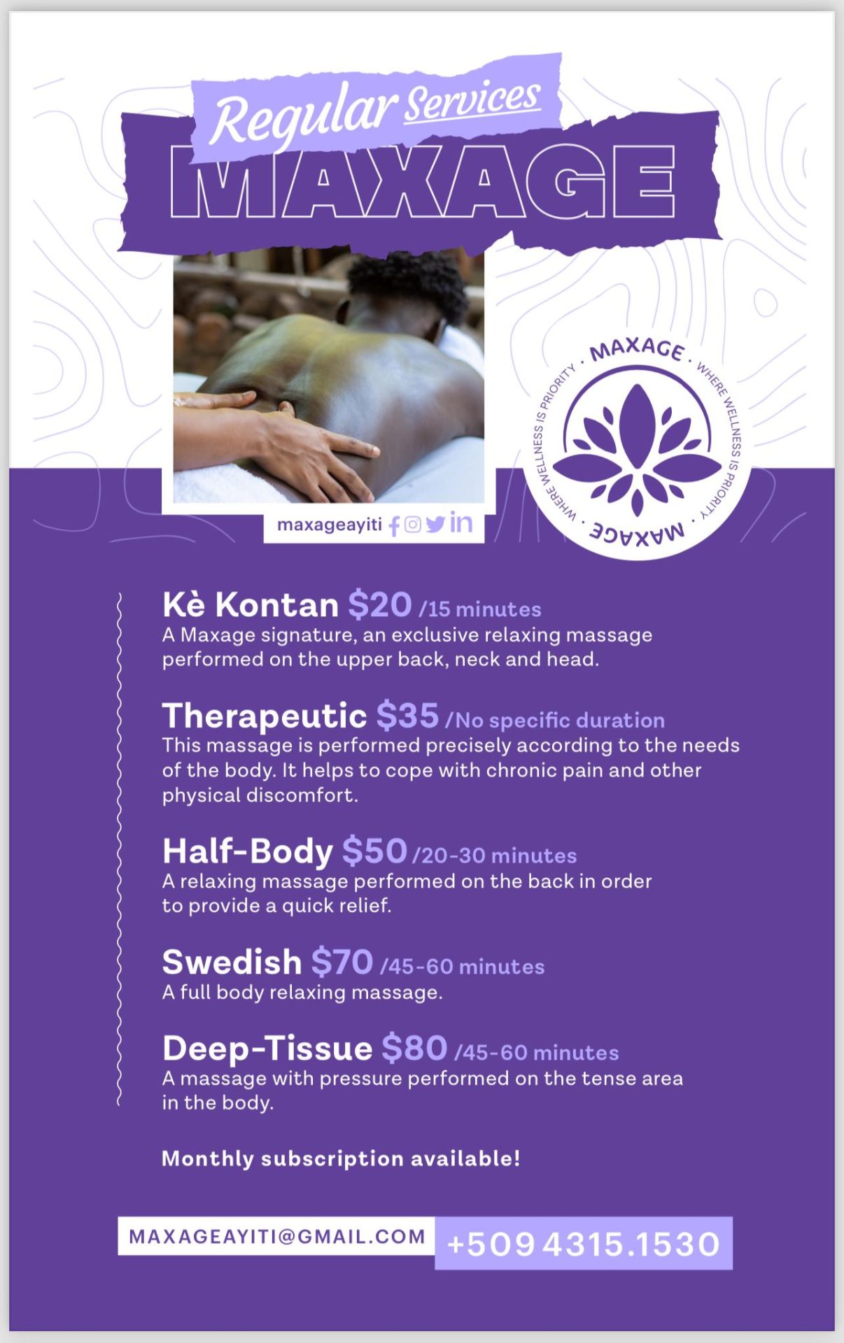 Regular services